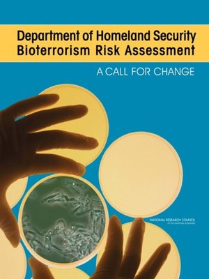 cover image of Department of Homeland Security Bioterrorism Risk Assessment
